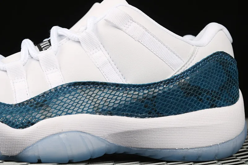 All categories Air Jordan Jordan series basketball shoes Air Jordan 11 Air Jordan 11 Retro Low "Navy Blue Snakeskin" AJ11 Blue Snake Joe 11 low-top basketball shoes CD6846-102